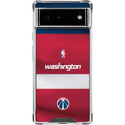 NBA Washington Wizards Jersey Google Pixel 6 Clear Case